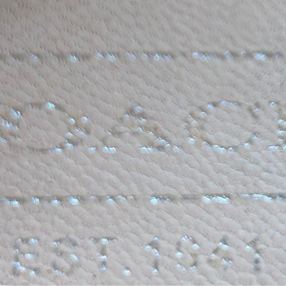 Coach Ireena Black Espadrille Wedges w/Tan Leather Trim and Bow Size 9 GUC - Picture 10 of 11